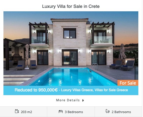 Houses in Crete Greece for sale