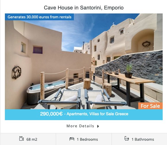 Santorini Property