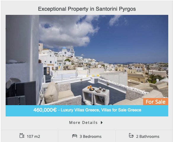 Santorini Property