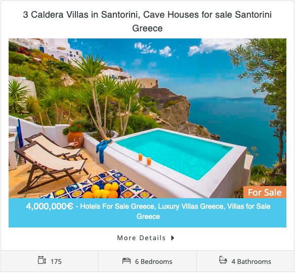 Santorini Property