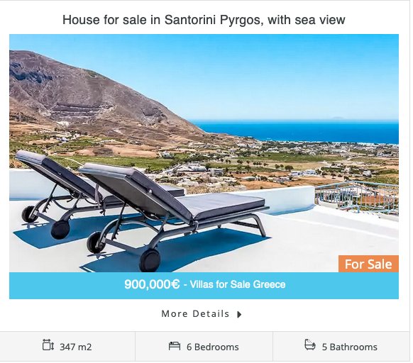 Santorini Property