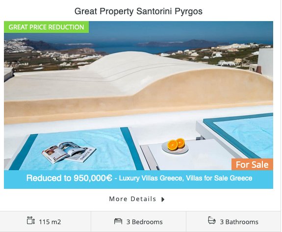 Santorini Property