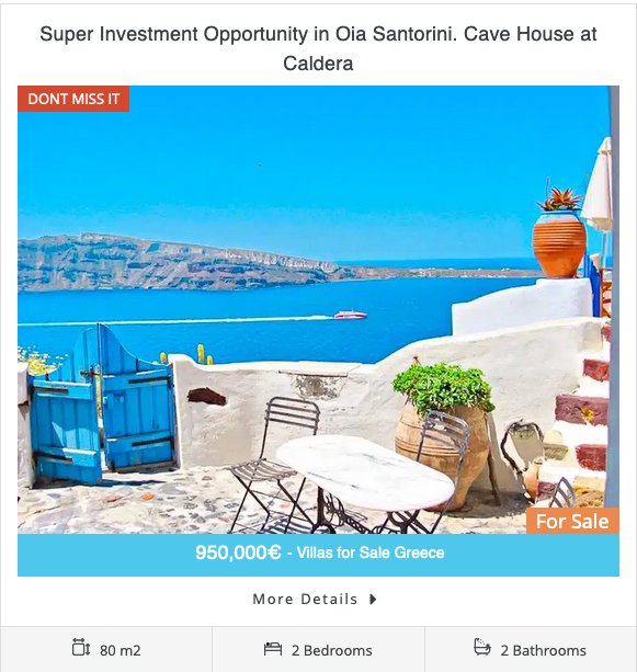 Santorini Property