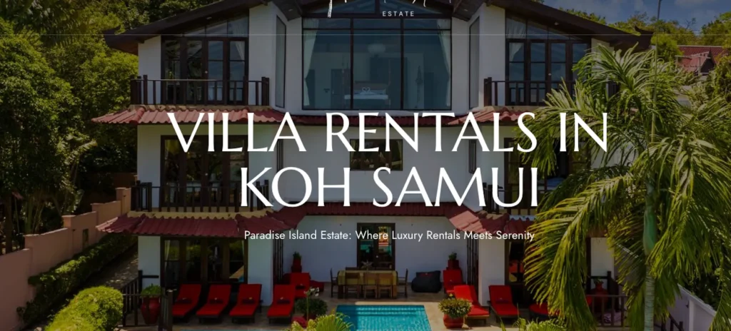 Discovering Koh Samui Holiday Villas: Your Ultimate Guide